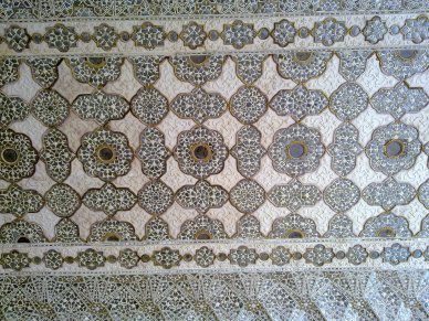 Ceiling, Sheesh Mahal, Jaipur, Rajasthan, India