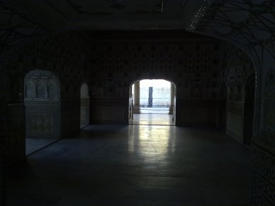 Inside Sheesh Mahal, Jaipur, Rajasthan, India