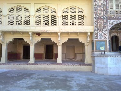Courtyard Inside Amer Fort, Jaipur, India