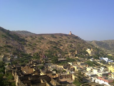 View from Amer Fort, Jaipur, India